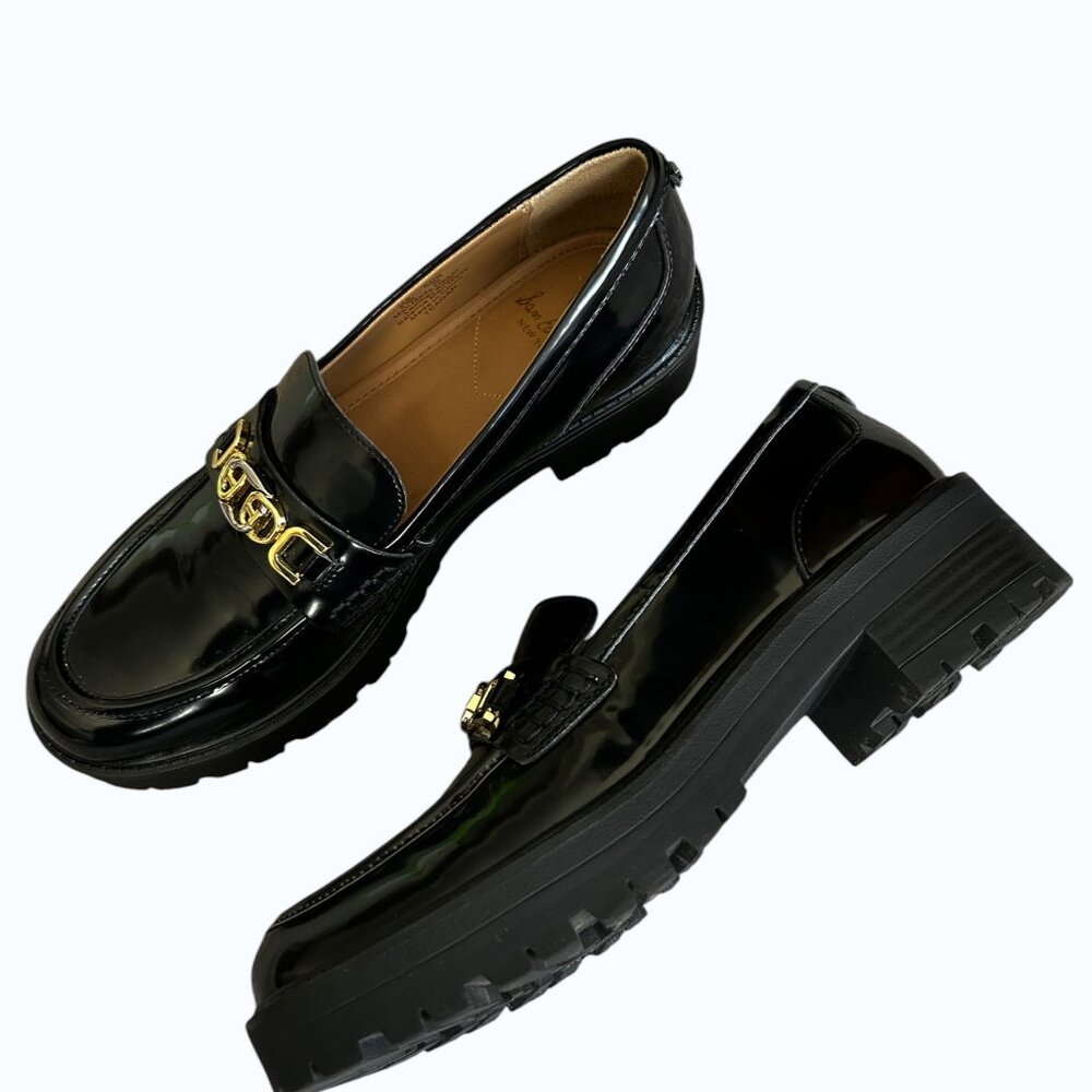 Sam Edelman Teagan Lug Sole Loafer — Black